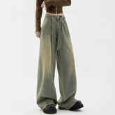 Jeans mit verwaschenem „Fairy Grunge“-Print